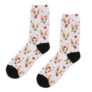 Socks with your face – Winter Woofs